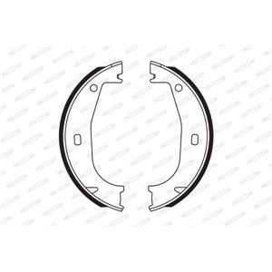 FSB546 Brake Shoe Set, parking brake FERODO - Top1autovaruosad