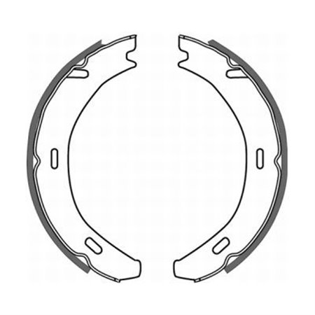 CRM002ABE Комплект тормозных колодок, стояночная тормозная система ABE