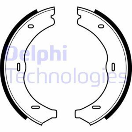 LS1967 Комплект тормозных колодок, стояночная тормозная система DELPHI