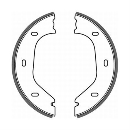 CRB000ABE Brake Shoe Set, parking brake ABE