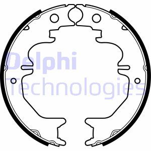 LS2053 Piduriklotside komplekt,seisupidur DELPHI - Top1autovaruosad