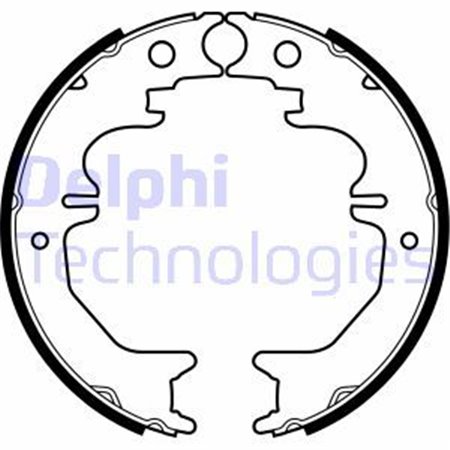 LS2053 Piduriklotside komplekt,seisupidur DELPHI