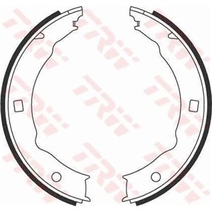 GS8683 Piduriklotside komplekt,seisupidur TRW - Top1autovaruosad