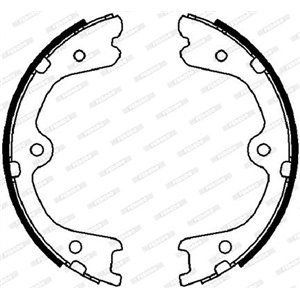 FSB4030  Brake shoe FERODO 