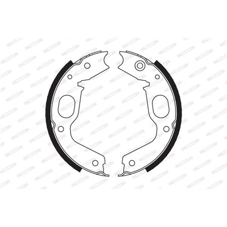 FSB663 Brake Shoe Set, parking brake FERODO