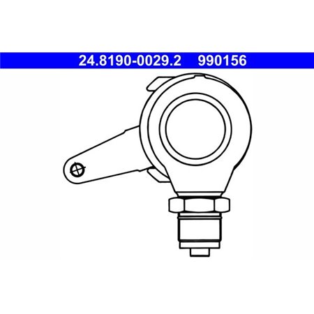 24.8190-0029.2 Lever, parking brake caliper ATE