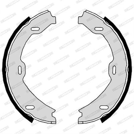 FSB647 Комплект тормозных колодок, стояночная тормозная система FERODO