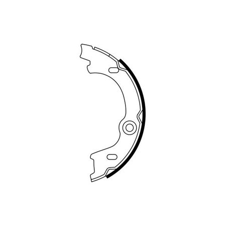 0 986 487 926 Brake Shoe Set, parking brake BOSCH