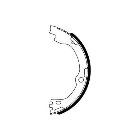 0 986 487 964 Brake Shoe Set, parking brake BOSCH