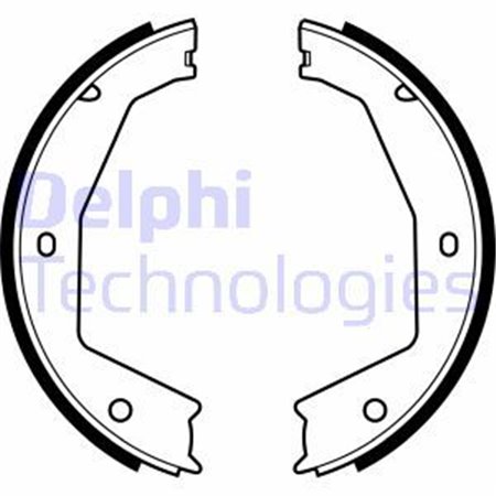 LS1954 Комплект тормозных колодок, стояночная тормозная система DELPHI