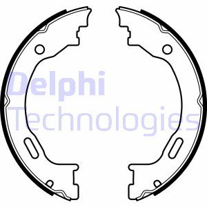 LS2077 Brake Shoe Set, parking brake DELPHI - Top1autovaruosad