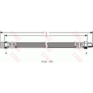 PHB372  Flexible brake hoses TRW 