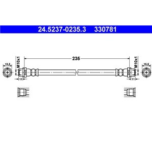 24.5237-0235.3 Pidurivoolik ATE - Top1autovaruosad