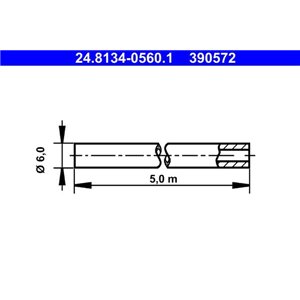 24.8134-0560.1 Трубопровод тормозного привода ATE     