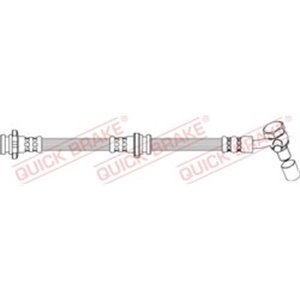 50.748X Brake Hose QUICK BRAKE - Top1autovaruosad