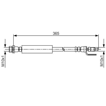 1 987 481 703 Brake Hose BOSCH