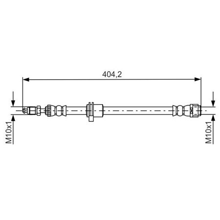 1 987 481 679 Тормозной шланг BOSCH