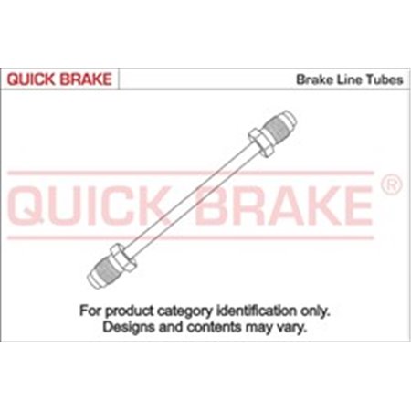 QBCU-3820A-A  Flexible brake hoses QUICK BRAKE 