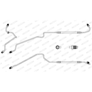 FHY3350 Brake Hose FERODO - Top1autovaruosad