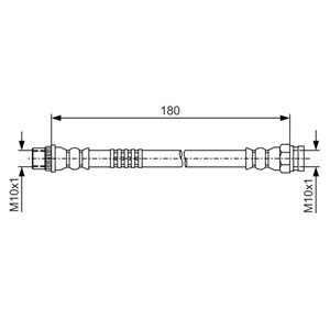 1 987 481 A44  Flexible brake hoses BOSCH 