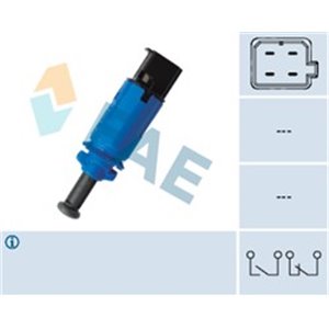 FAE24910 Light switch brake fits  SMART C - Top1autovaruosad