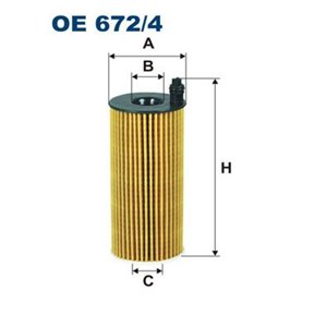 OE 672/4  Oil filter FILTRON 