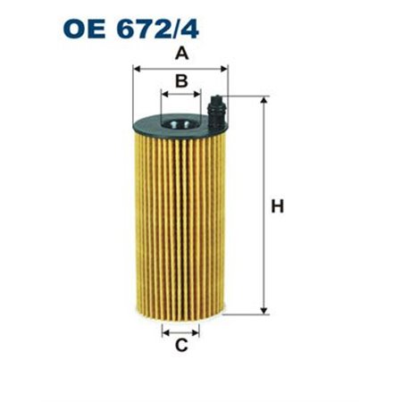 OE 672/4 Масляный фильтр FILTRON