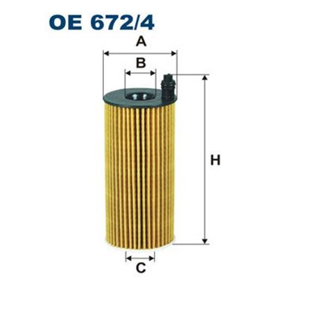 OE 672/4 Oil Filter FILTRON