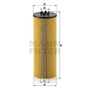 HU 12 140 X  Oil filter MANN FILTER 