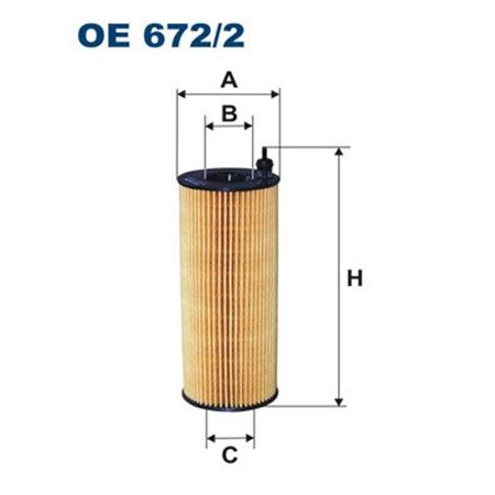 OE 672/2 Масляный фильтр FILTRON     