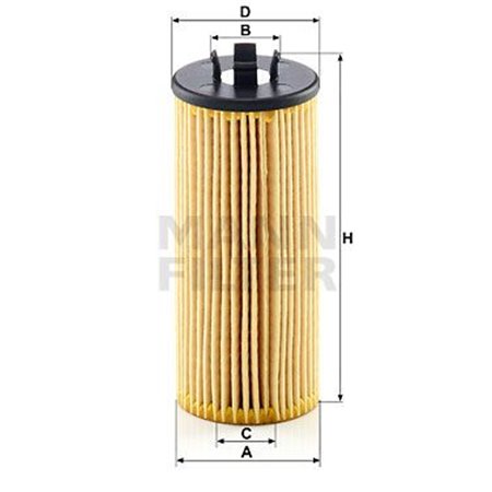 HU 6015 z KIT Oljefilter MANN-FILTER