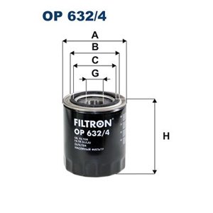 OP 632/4  Oil filter FILTRON 