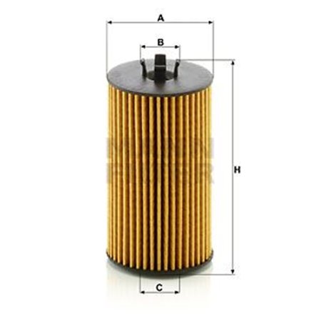 HU 6019 Z  Oil filter MANN FILTER 