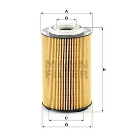 HU 1291/1 z Oil Filter MANN-FILTER