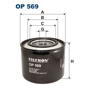 OP 569 Oil Filter FILTRON - Top1autovaruosad