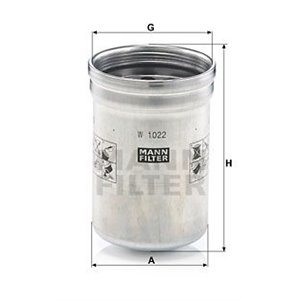 W 1022  Oil filter MANN FILTER 