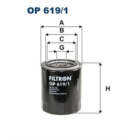 OP 619/1 Oil Filter FILTRON