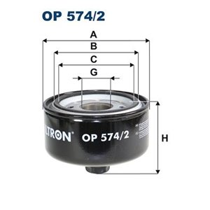 OP 574 2  Oil filter FILTRON  - Top1autovaruosad