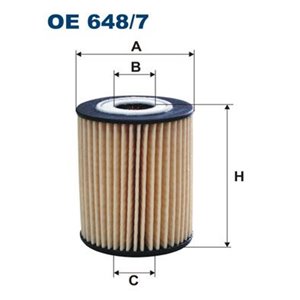 OE 648/7  Oil filter FILTRON 
