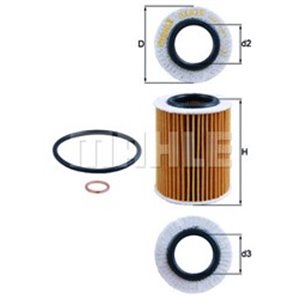 OX 825D Oil Filter KNECHT - Top1autovaruosad