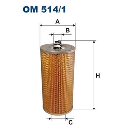 OM 514/1 Масляный фильтр FILTRON