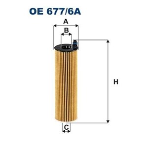 OE 677/6A  Oil filter FILTRON 