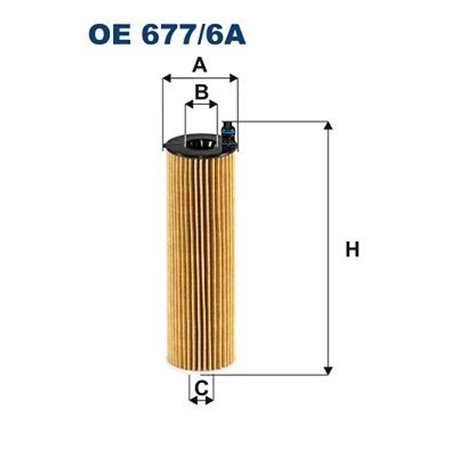 OE 677/6A  Oil filter FILTRON 