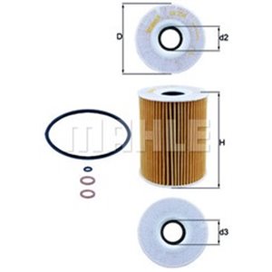 OX 254D3 Oil Filter KNECHT - Top1autovaruosad