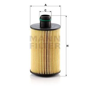 HU 7018 Z  Oil filter MANN FILTER 