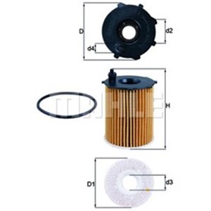 OX 171/16D Oil Filter KNECHT - Top1autovaruosad