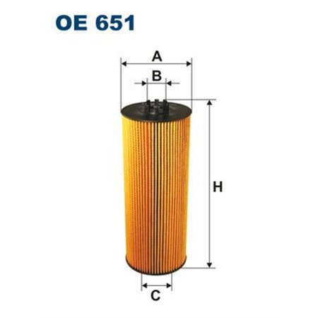 OE 651 Oljefilter FILTRON