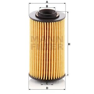 HU 69 3 X  Oil filter MANN FILTER  - Top1autovaruosad