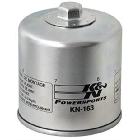 KN-163 Öljynsuodatin K&N FILTERIT 