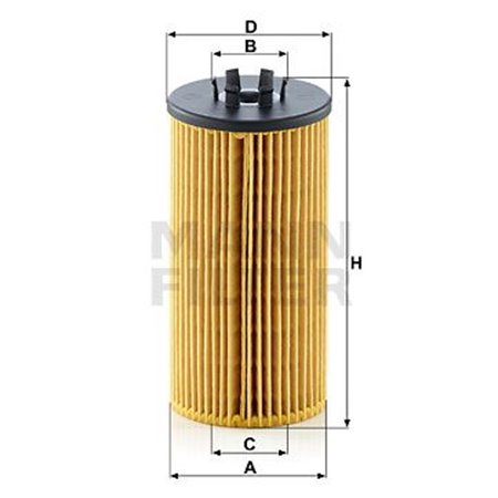 HU 835/1 z Масляный фильтр MANN-FILTER